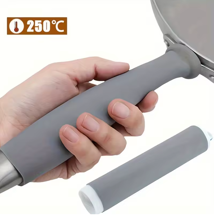 Anti-Scalding Rubber Pot Handle Sleeve β Heat-Resistant Grip
