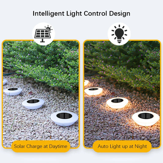 Solar Ground Lights – LED Outdoor Waterproof Floor Lamps