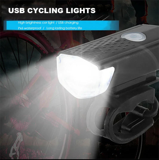 Bike Light Set - USB Rechargeable