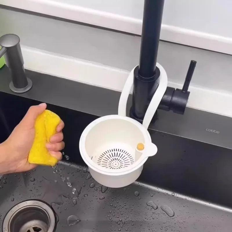 PushClean Self-Cleaning Sink Strainer Basket