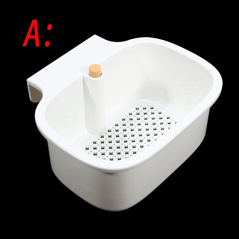 QuickDrain One-Press Sink Filter Basket