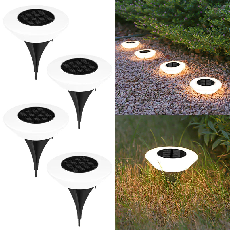 Solar Ground Lights – LED Outdoor Waterproof Floor Lamps