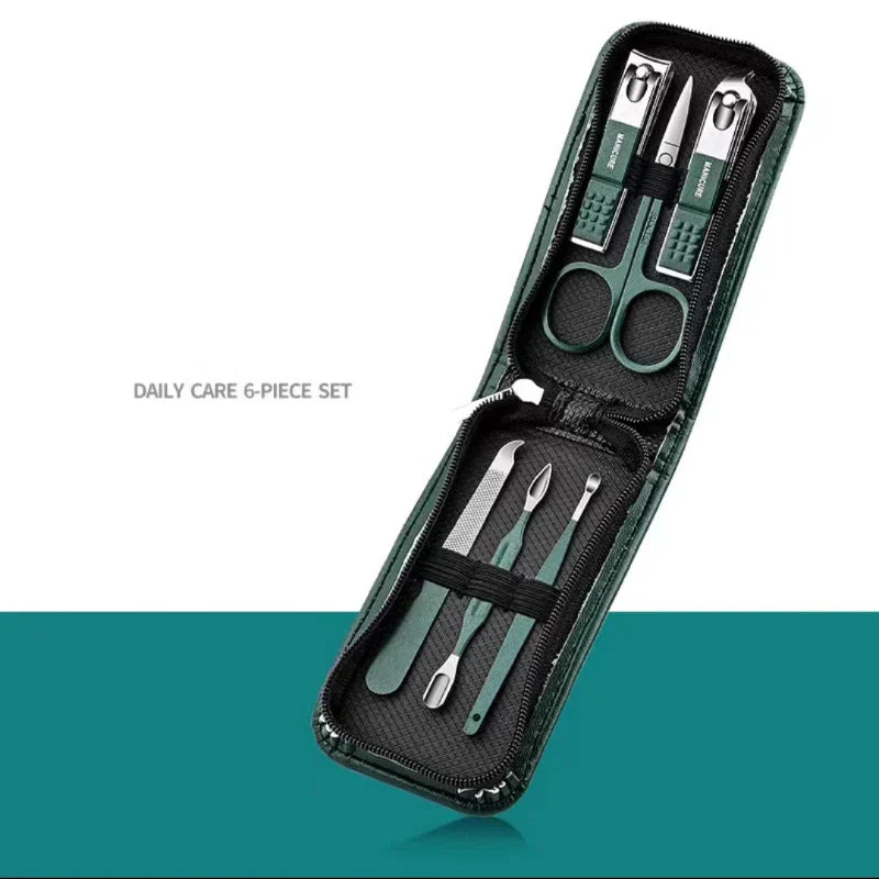 6-Piece Nail Scissors Set - High-End Manicure & Pedicure Tools