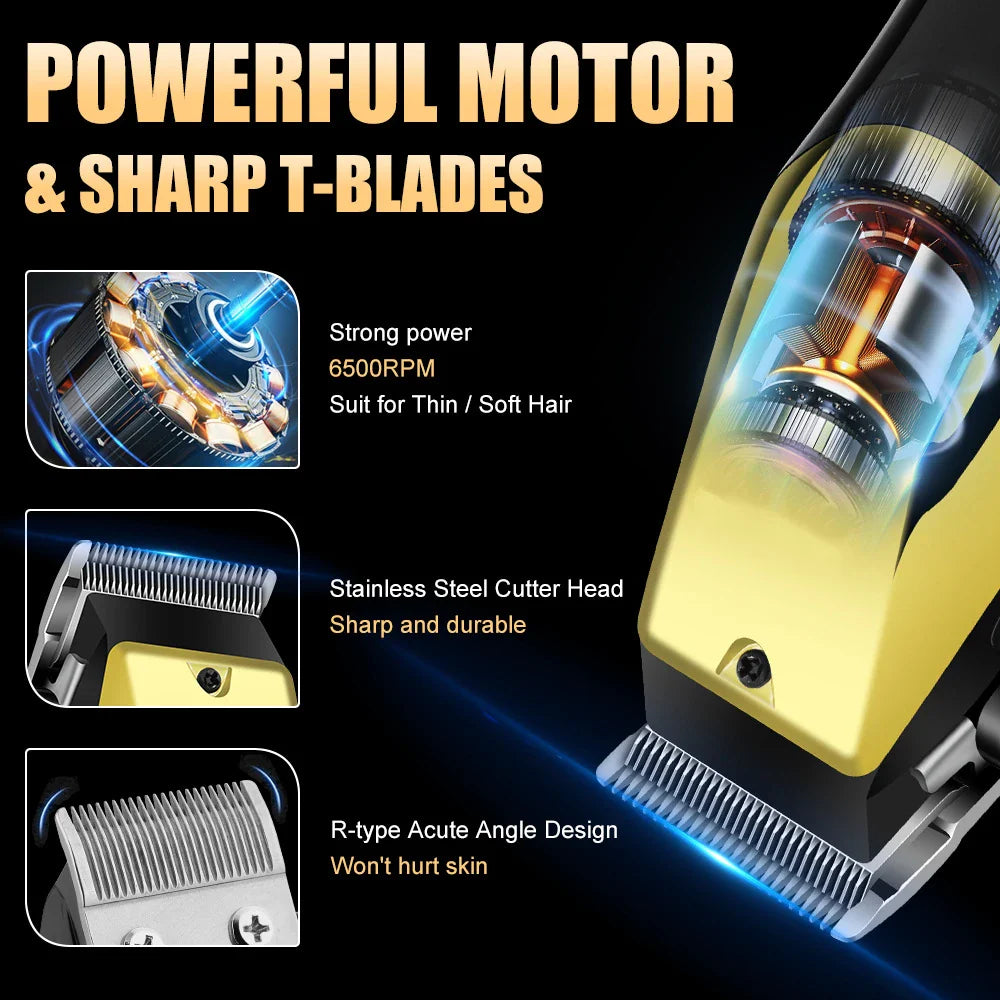 3-in-1 USB Rechargeable Men's Hair Trimmer