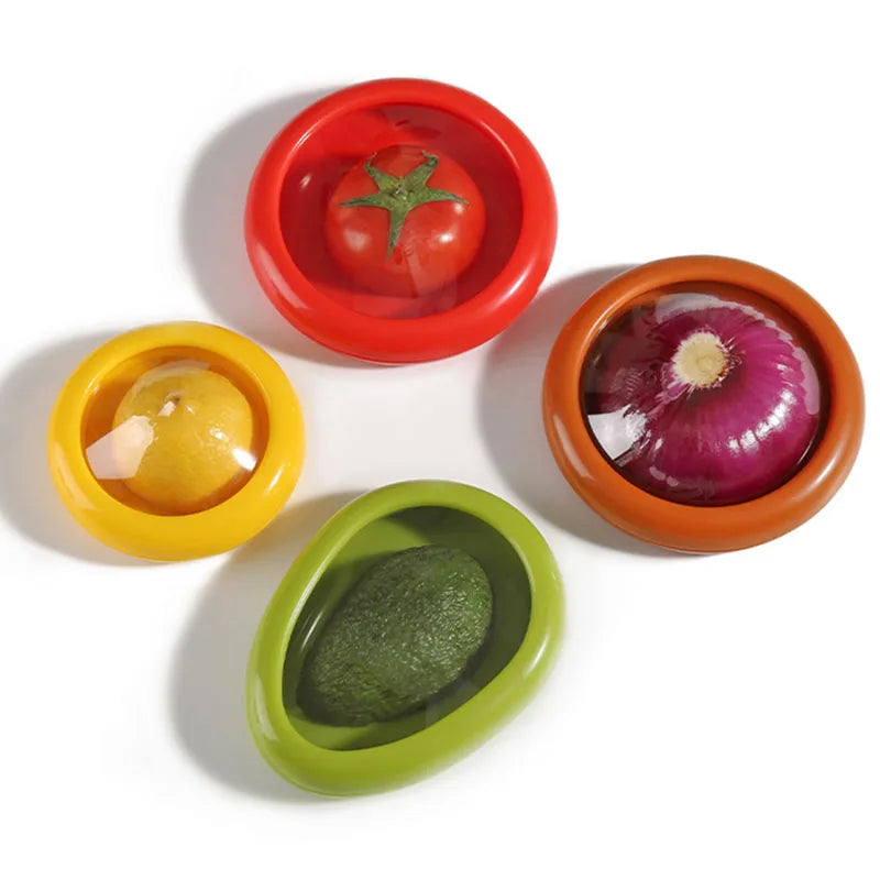 Reusable Silicone Storage Box - 4pcs Set
