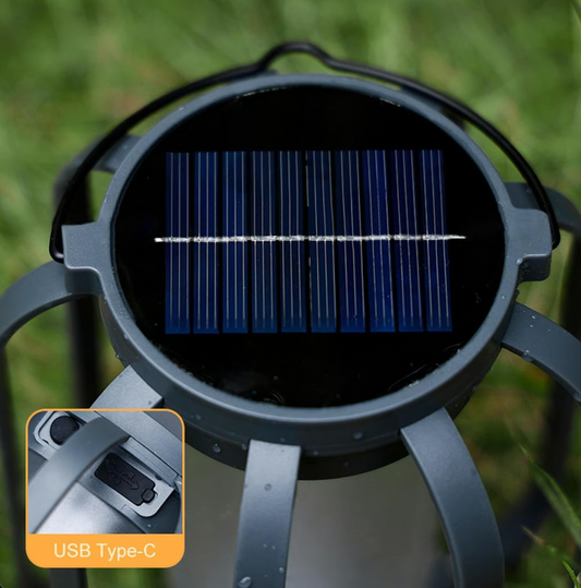 Solar Hanging Lantern with 4 Lighting Modes