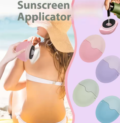Refillable Silicone Sunscreen Applicator