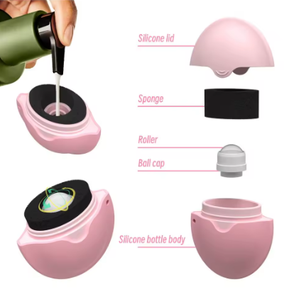 Refillable Silicone Sunscreen Applicator
