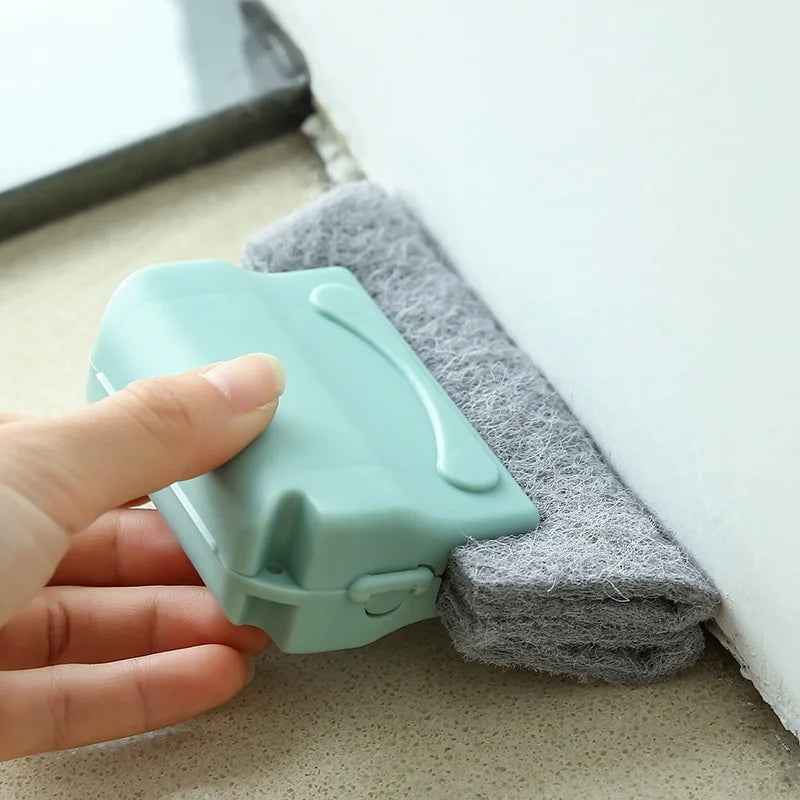 Window Slot Cleaner Tool - Groove Cleaning Brush