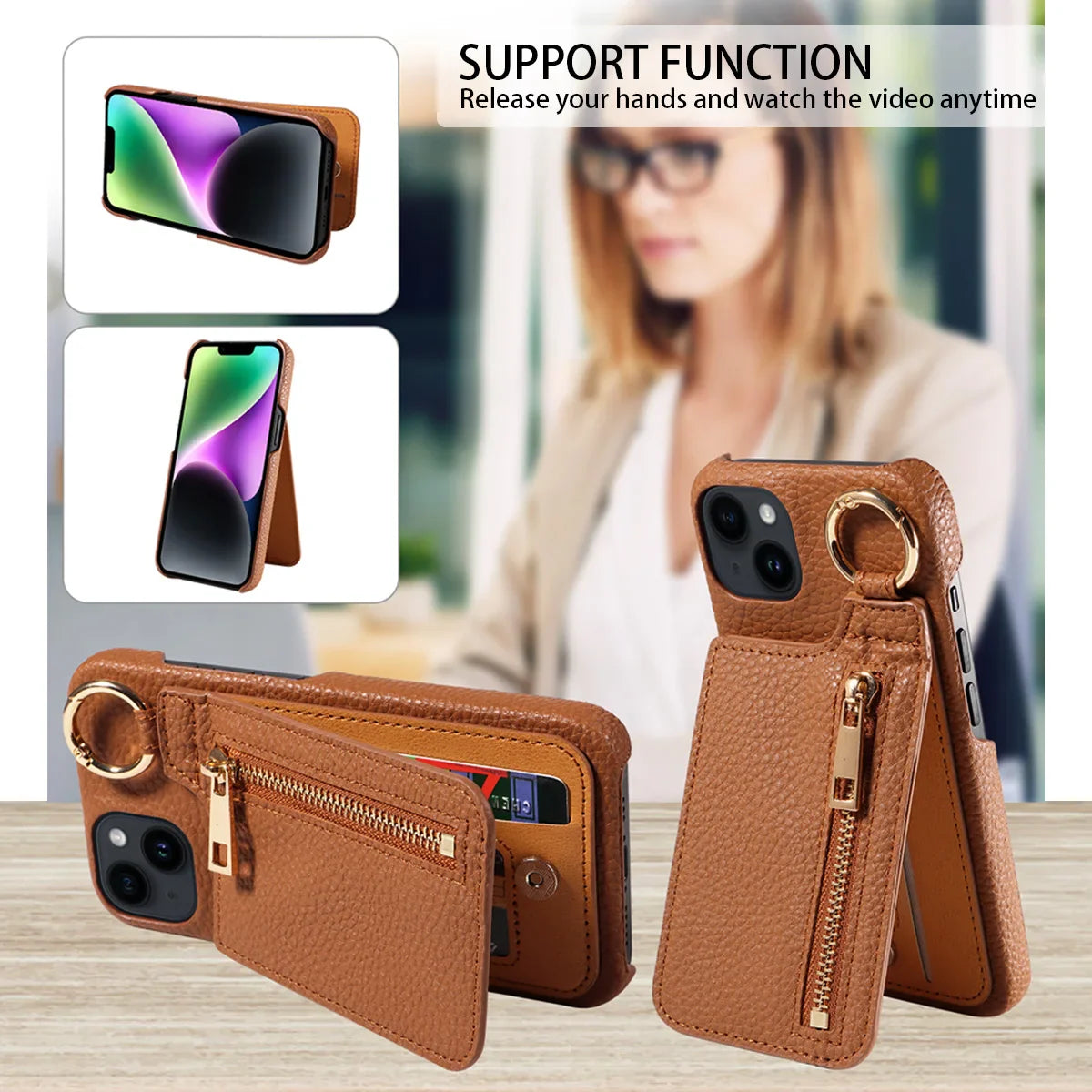 Leather Wallet Case