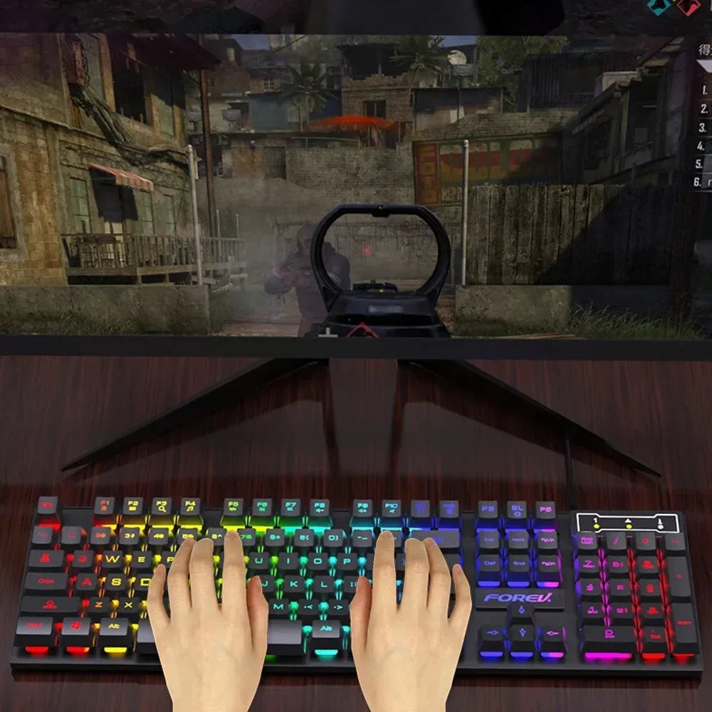 Keyboard & Mouse Set – Wired, Waterproof