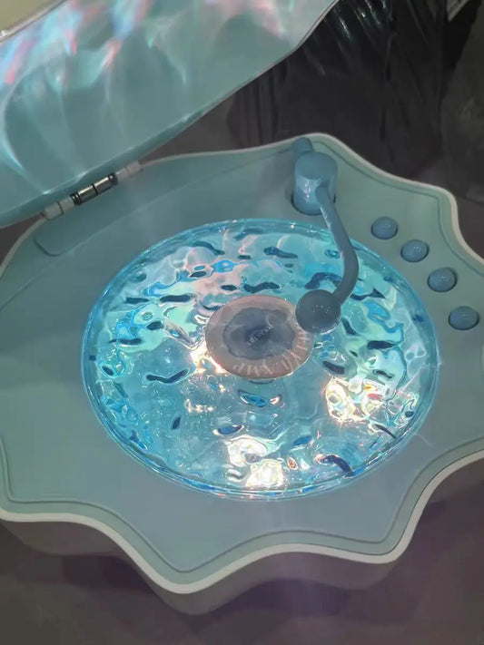 Portable Bluetooth Speaker for Bathroom with Projection Light