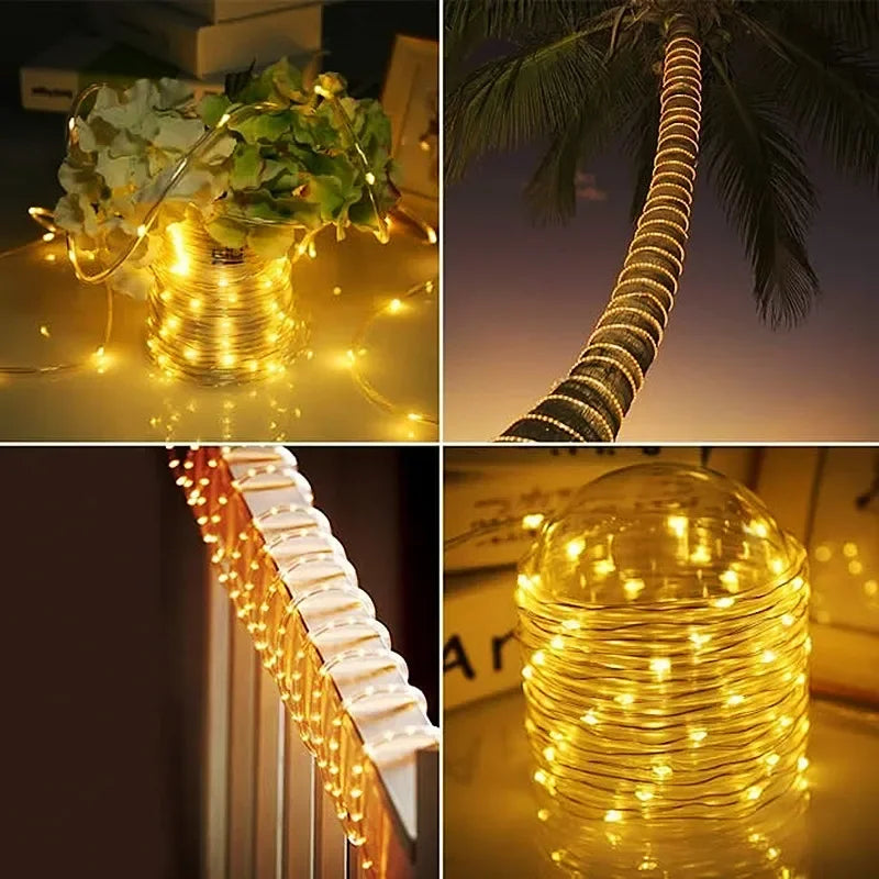 Solar Rope Strip Light – Outdoor Waterproof