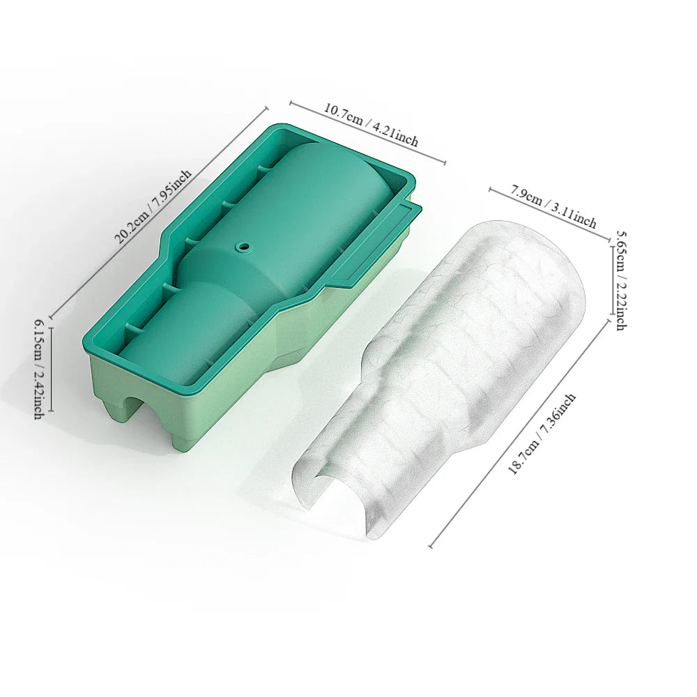 Silicone Ice Cube Mold for Stanley Cup – Cylinder-Shaped Ice Tray