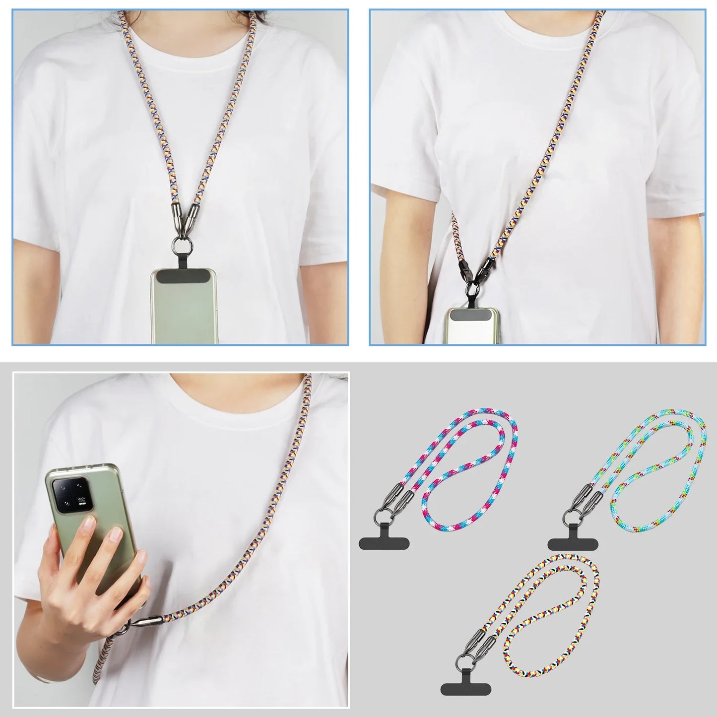 2-in-1 Type-C to Type-C Fast Charging Lanyard Cable