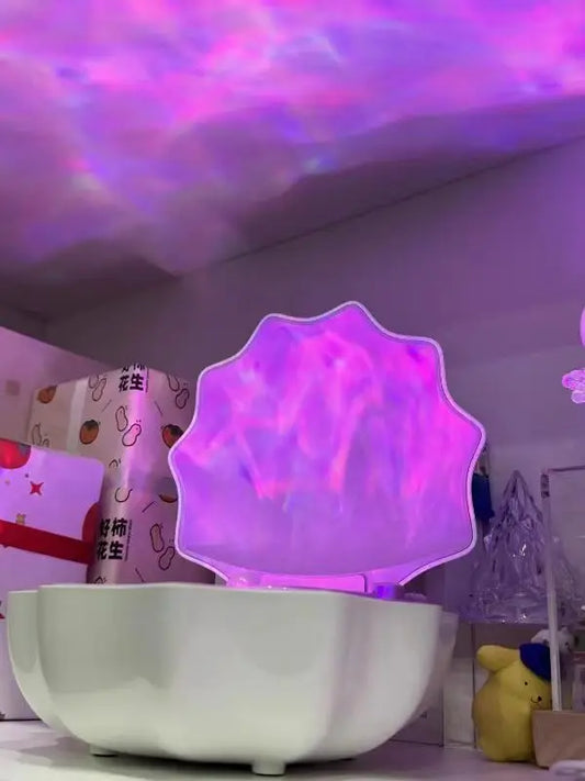 Portable Bluetooth Speaker for Bathroom with Projection Light