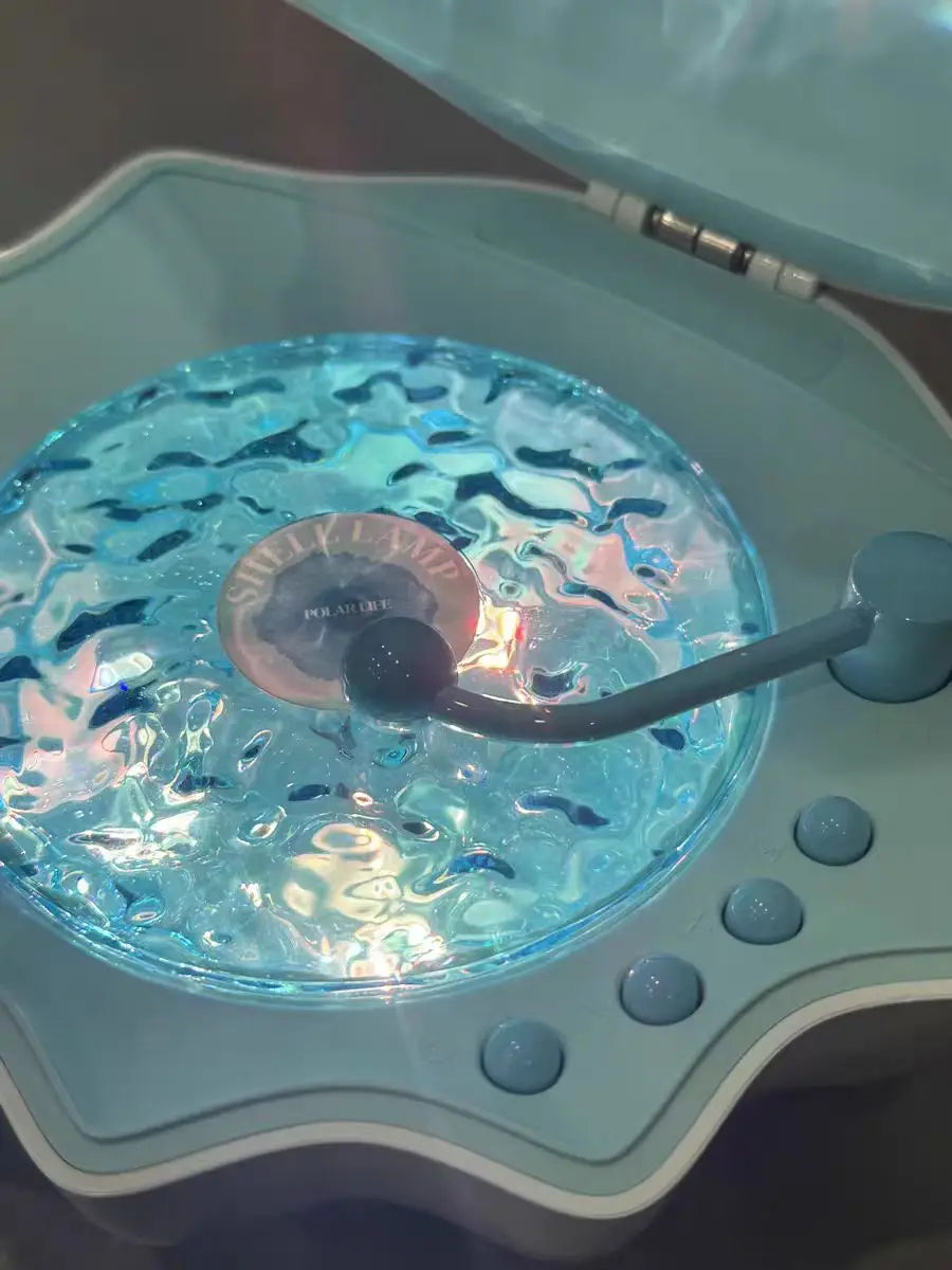 Portable Bluetooth Speaker for Bathroom with Projection Light