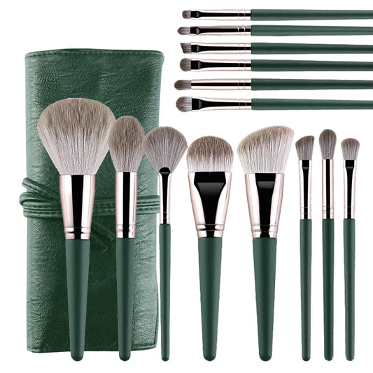 14-Piece Makeup Brush Set - Soft, Fluffy & Versatile Beauty Tools