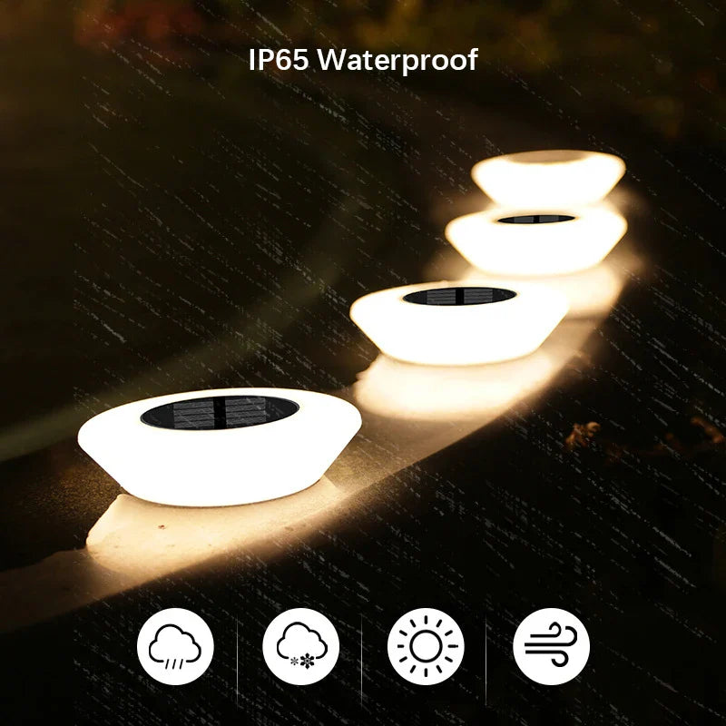 Solar Ground Lights – LED Outdoor Waterproof Floor Lamps
