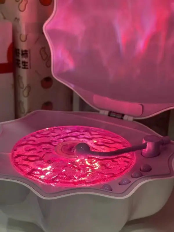 Portable Bluetooth Speaker for Bathroom with Projection Light