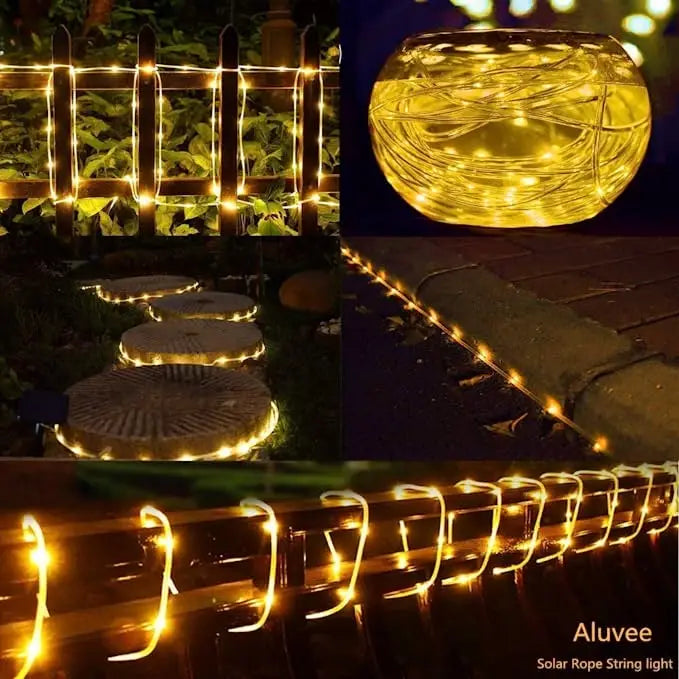 Solar Rope Strip Light – Outdoor Waterproof