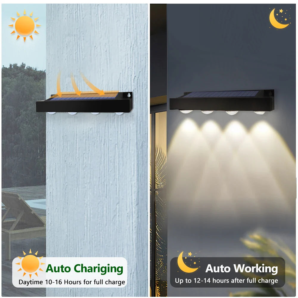 Solar LED Wall Lights