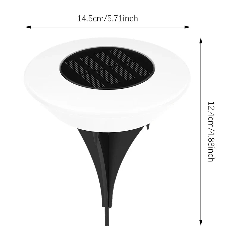 Solar Ground Lights – LED Outdoor Waterproof Floor Lamps