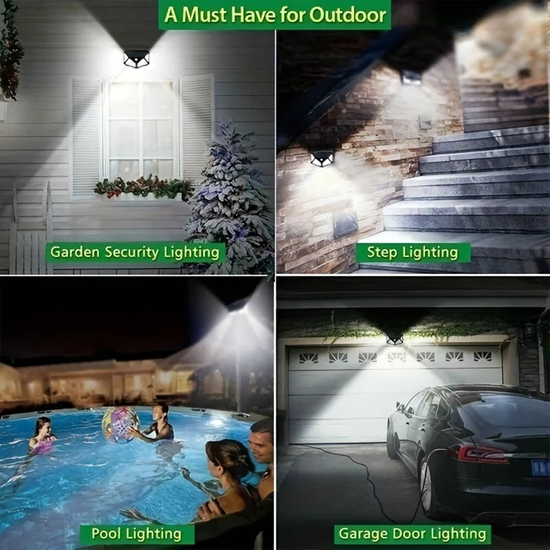Ultra Bright Outdoor Solar Security Lamps
