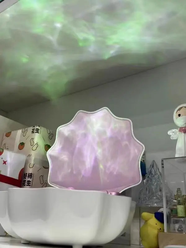 Portable Bluetooth Speaker for Bathroom with Projection Light