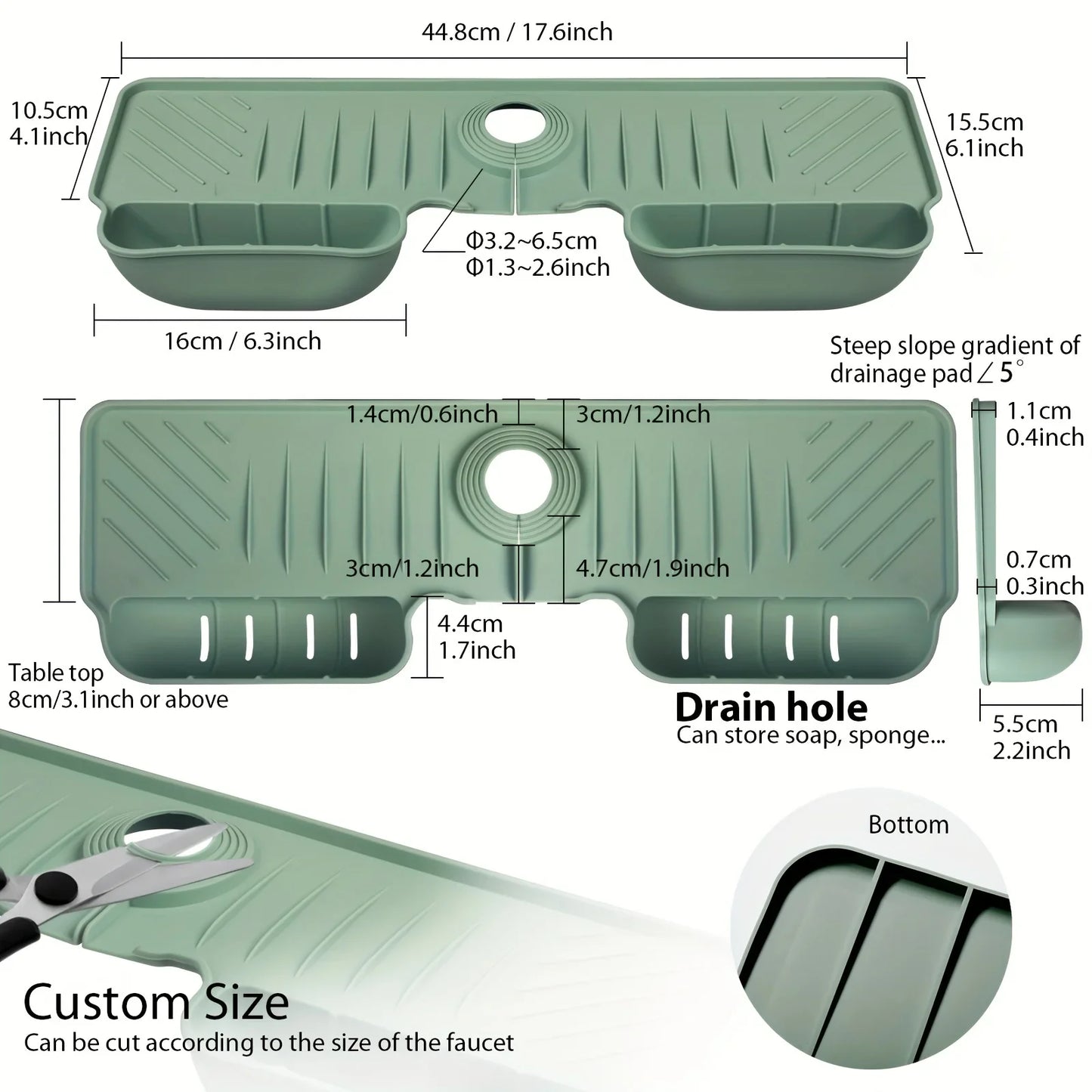 Silicone Sink Splash Guard
