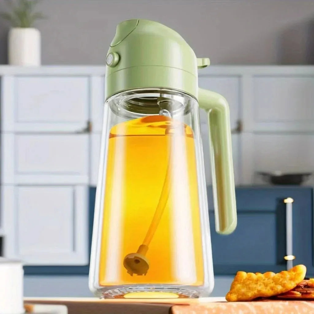 2-in-1 Glass Oil Spray Bottle
