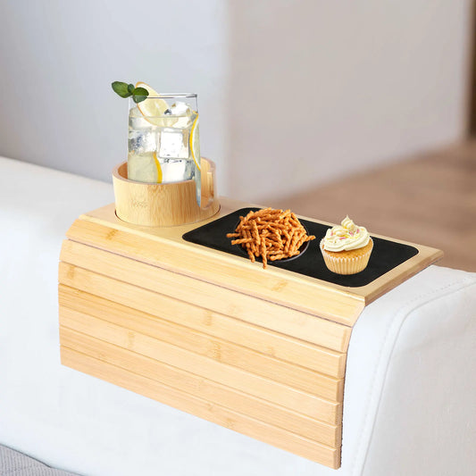 Foldable Couch Tray for Drinks and Snacks