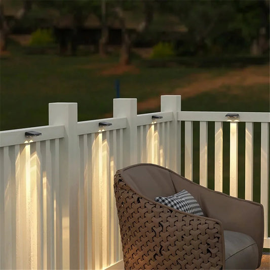 Solar Fence Lights – Outdoor LED Garden Wall Lights