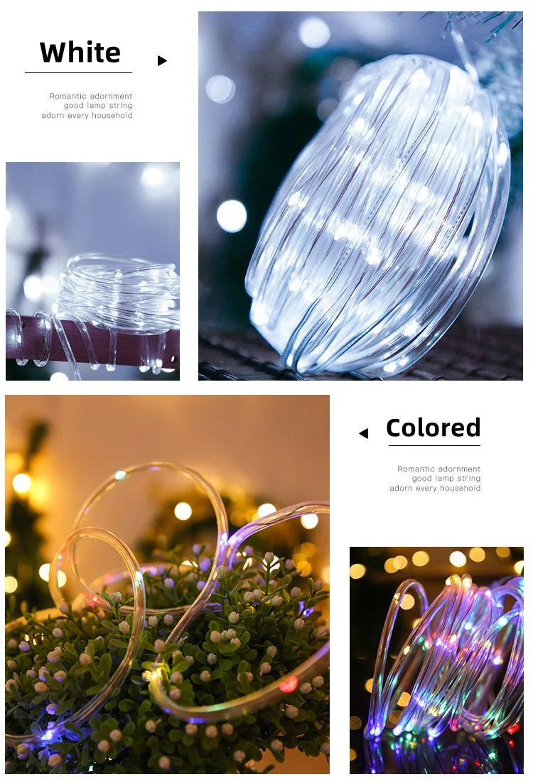 Solar Rope Strip Light – Outdoor Waterproof