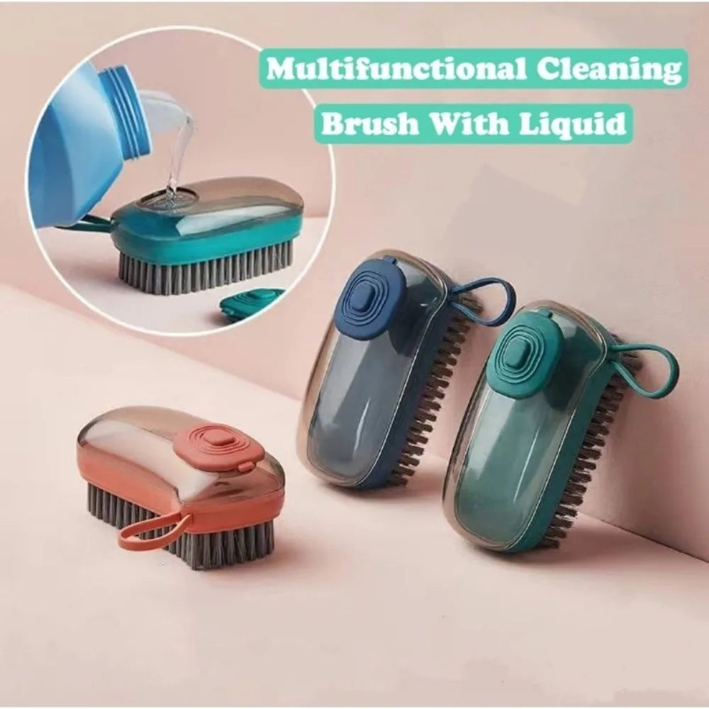 CleanFlow Automatic Soap Brush – Soft Multipurpose Cleaning Tool