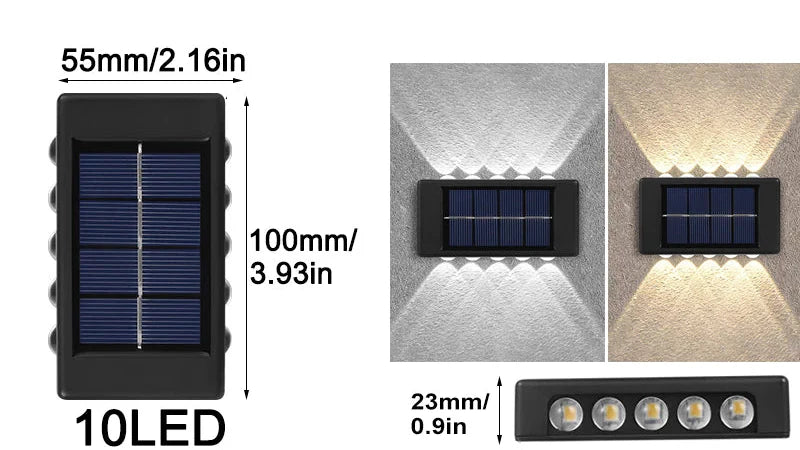 Solar Wall Lights – Waterproof