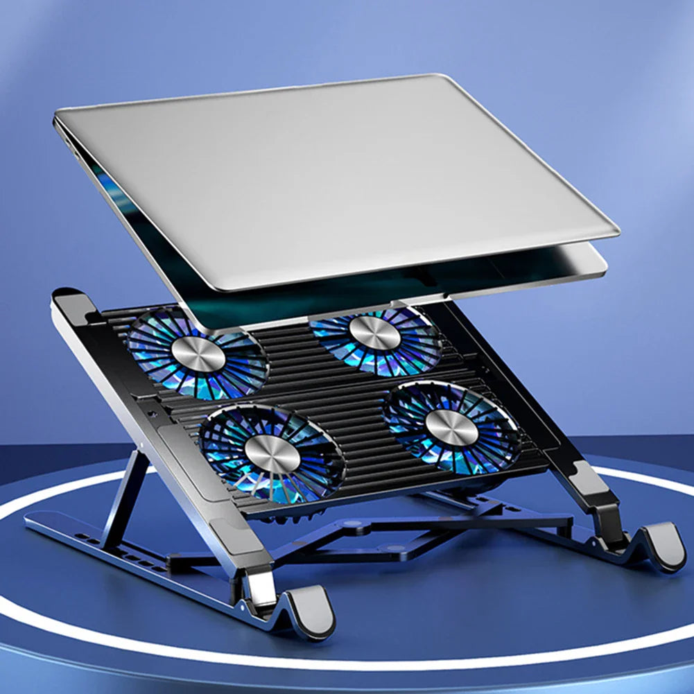 Foldable Laptop Cooling Pad with Fans