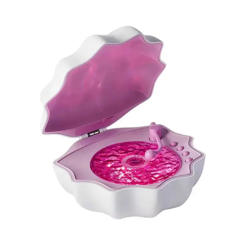 Portable Bluetooth Speaker for Bathroom with Projection Light