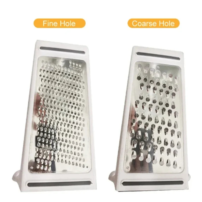 DualPrep 2-Sided Cheese & Vegetable Grater with Container