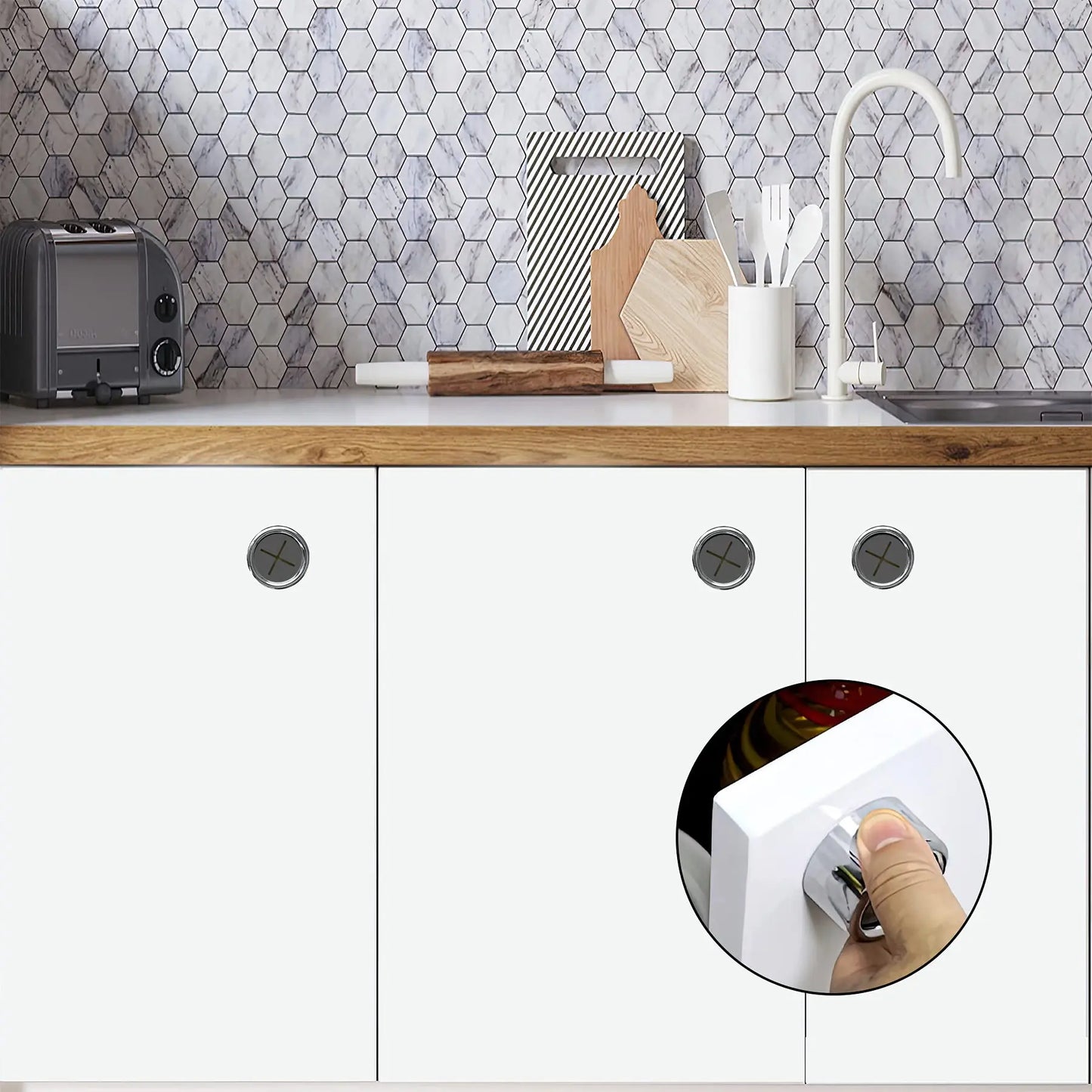 Adhesive Towel Plug Holder - Wall Mounted, Punch-Free Bathroom & Kitchen Organizer (3pcs)