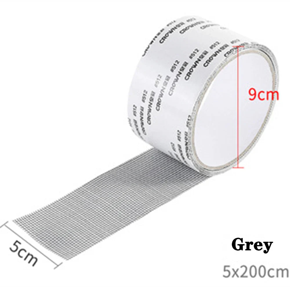 Waterproof Window Screen Repair Tape – Self-Adhesive Anti-Mosquito Mesh Patch