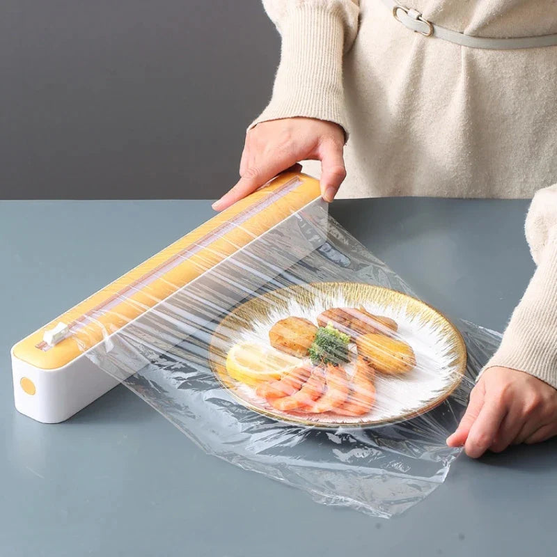WrapEase 2-in-1 Wrap Dispenser – Cling Film & Foil Kitchen Cutter