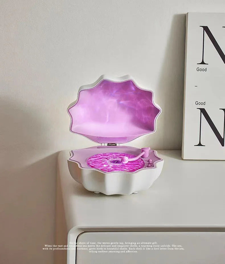 Portable Bluetooth Speaker for Bathroom with Projection Light