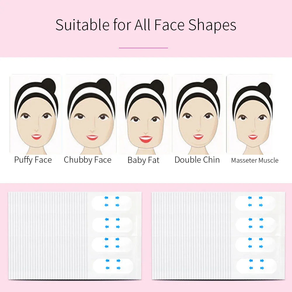 V-Shape Face Lift Tape - Invisible Face Lifter Sticker for Instant Wrinkle Removal