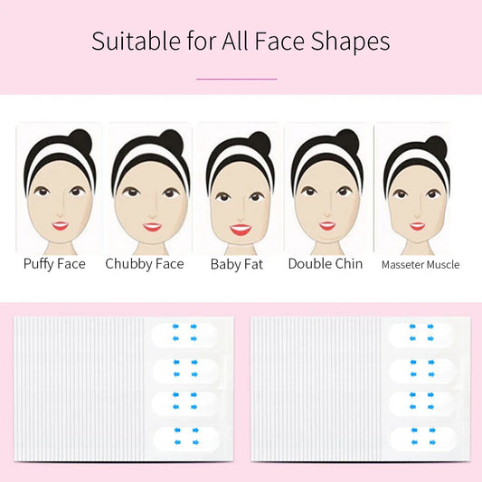V-Shape Face Lift Tape - Invisible Face Lifter Sticker for Instant Wrinkle Removal