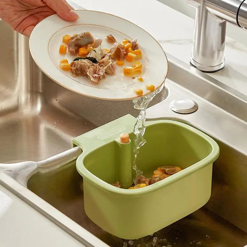 QuickDrain One-Press Sink Filter Basket