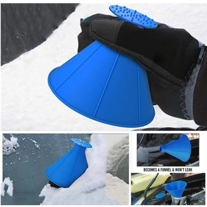 Magic Cone Ice Scraper – Fun & Efficient Windshield Snow Remover