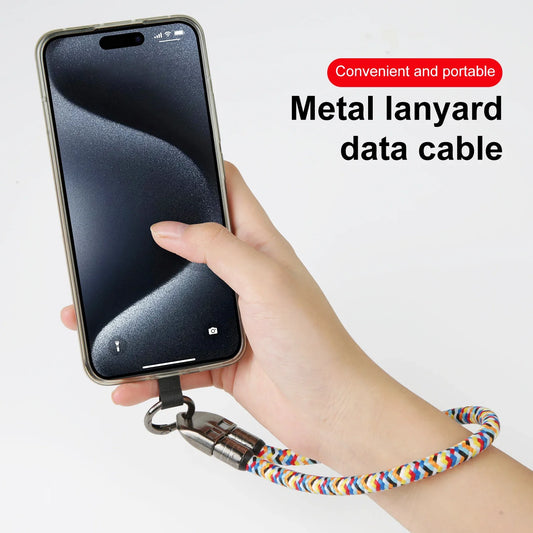 2-in-1 Type-C to Type-C Fast Charging Lanyard Cable