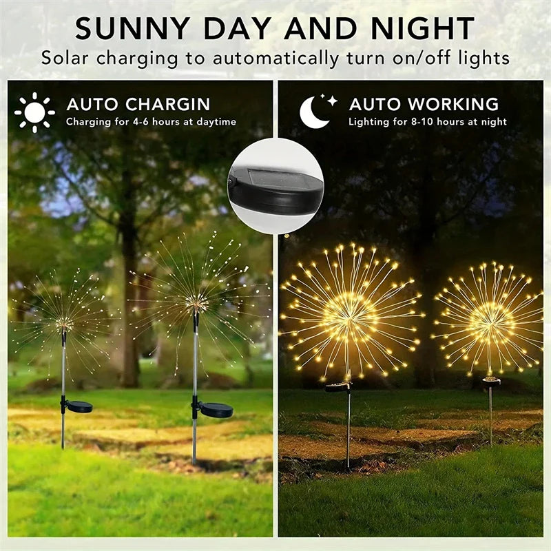 Solar Firework Lights