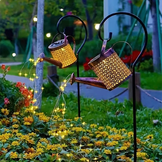 Solar Watering Can Lantern